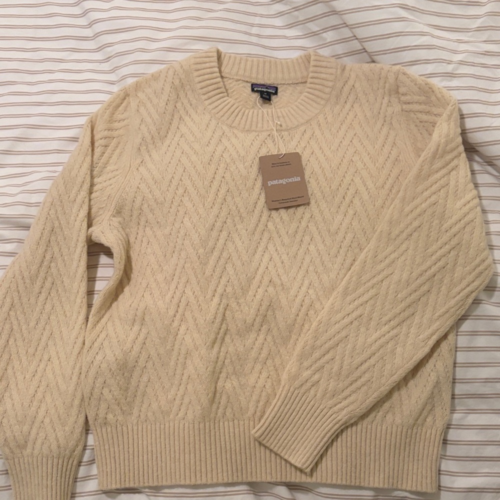 Patagonia Women's Cream Crewneck Sweater